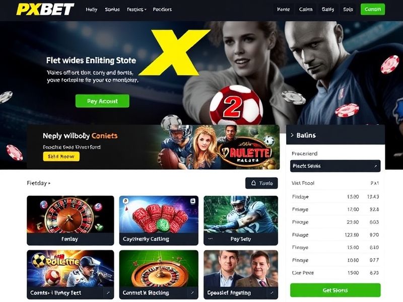 pxbet.com - Your ultimate destination for online gambling with competitive odds, live betting, and exclusive casino promotions. Join now for sports betting, bet builder, and real-time game updates.